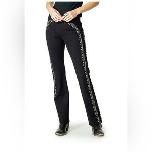 Long Black Train Pant